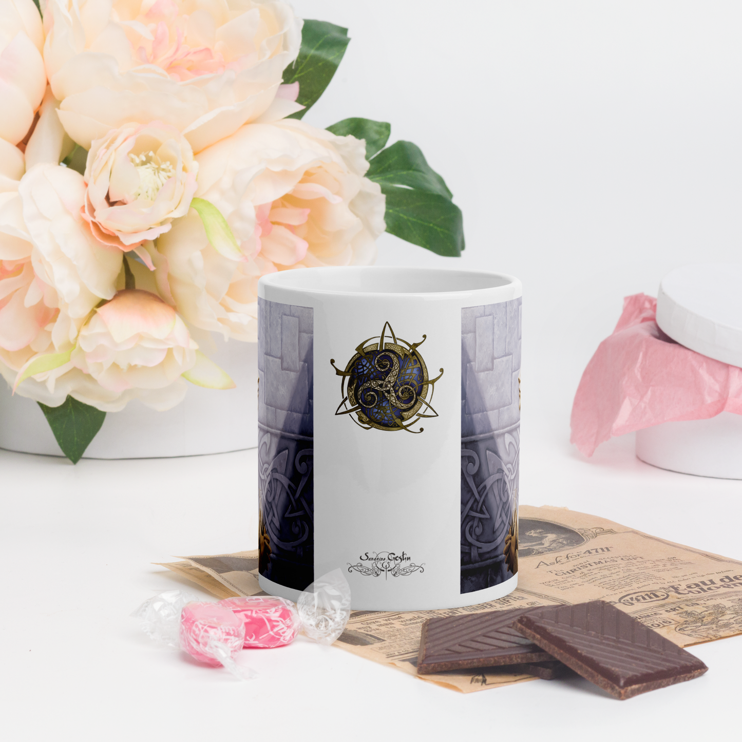 Mug GALADRIEL v1 (Blanc Brillant)