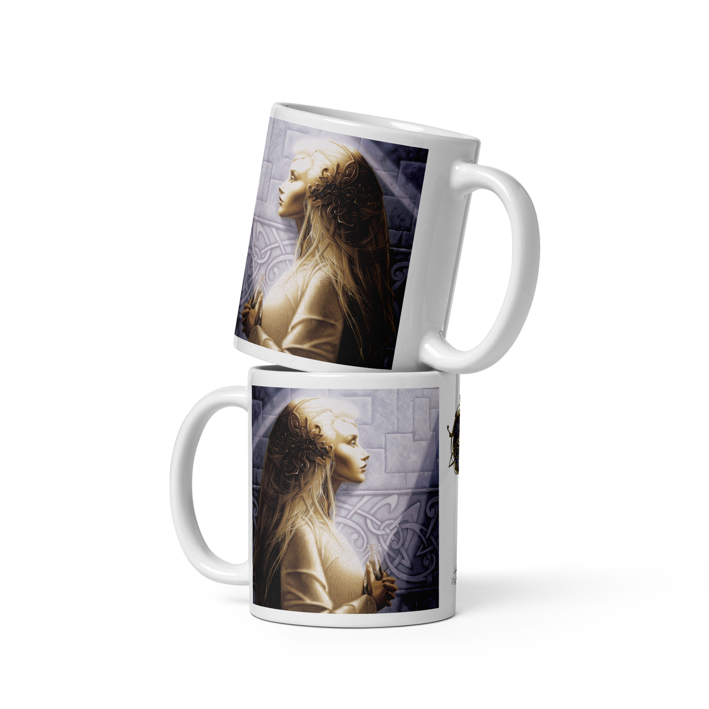 Mug GALADRIEL v1 (Blanc Brillant)