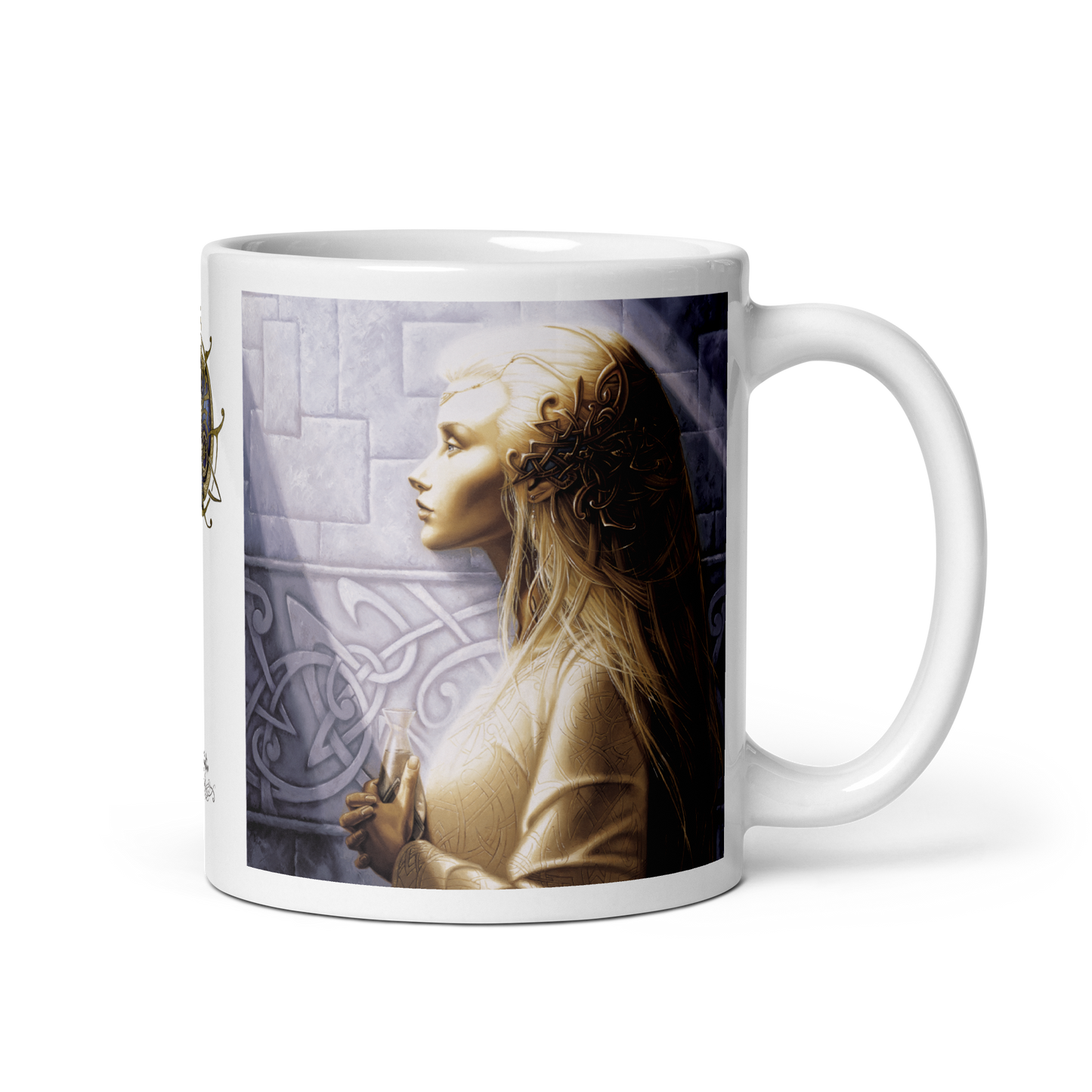 Mug GALADRIEL v1 (Blanc Brillant)