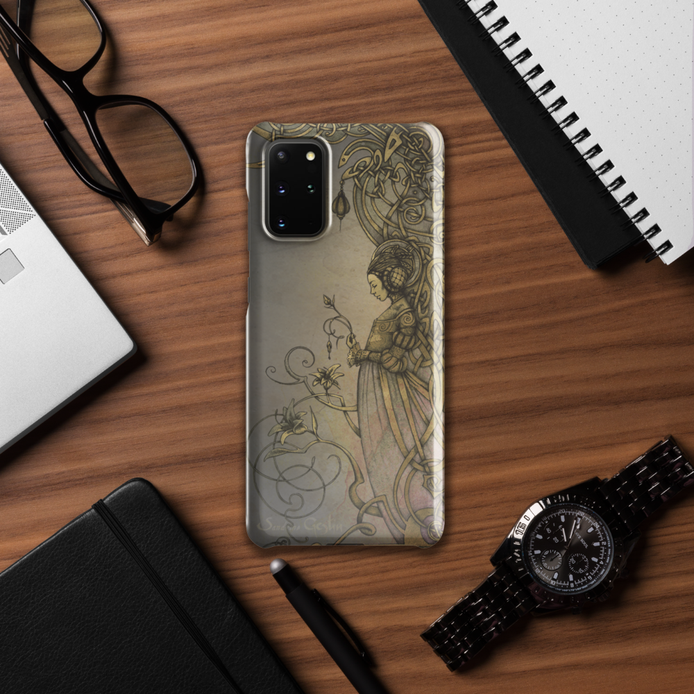 Coque Samsung® fine FRISE Dame médiévale