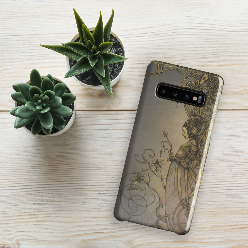 Coque Samsung® fine FRISE Dame médiévale