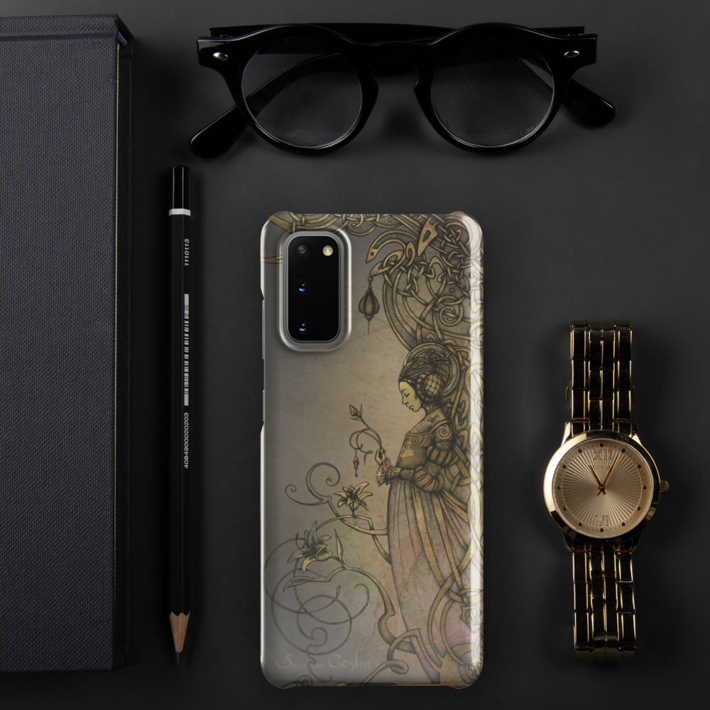 Coque Samsung® fine FRISE Dame médiévale