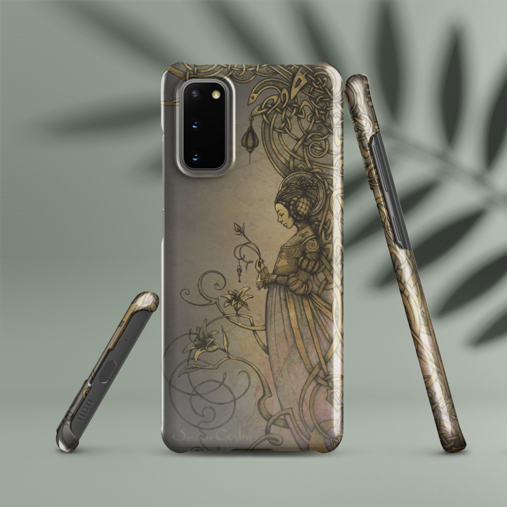 Coque Samsung® fine FRISE Dame médiévale