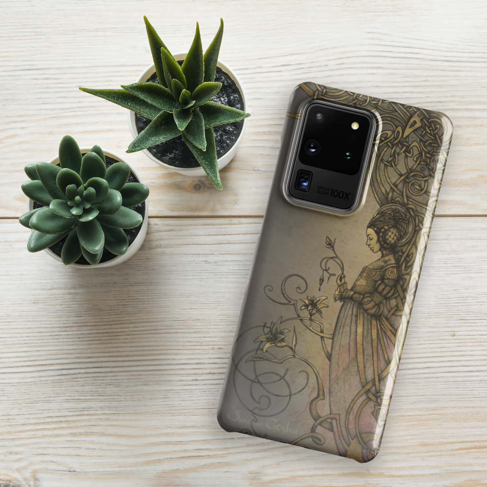 Coque Samsung® fine FRISE Dame médiévale