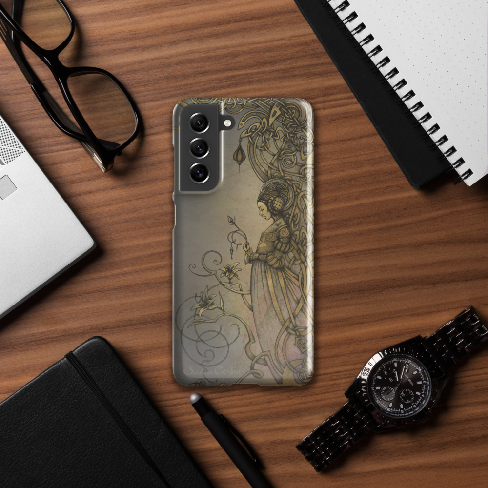 Coque Samsung® fine FRISE Dame médiévale
