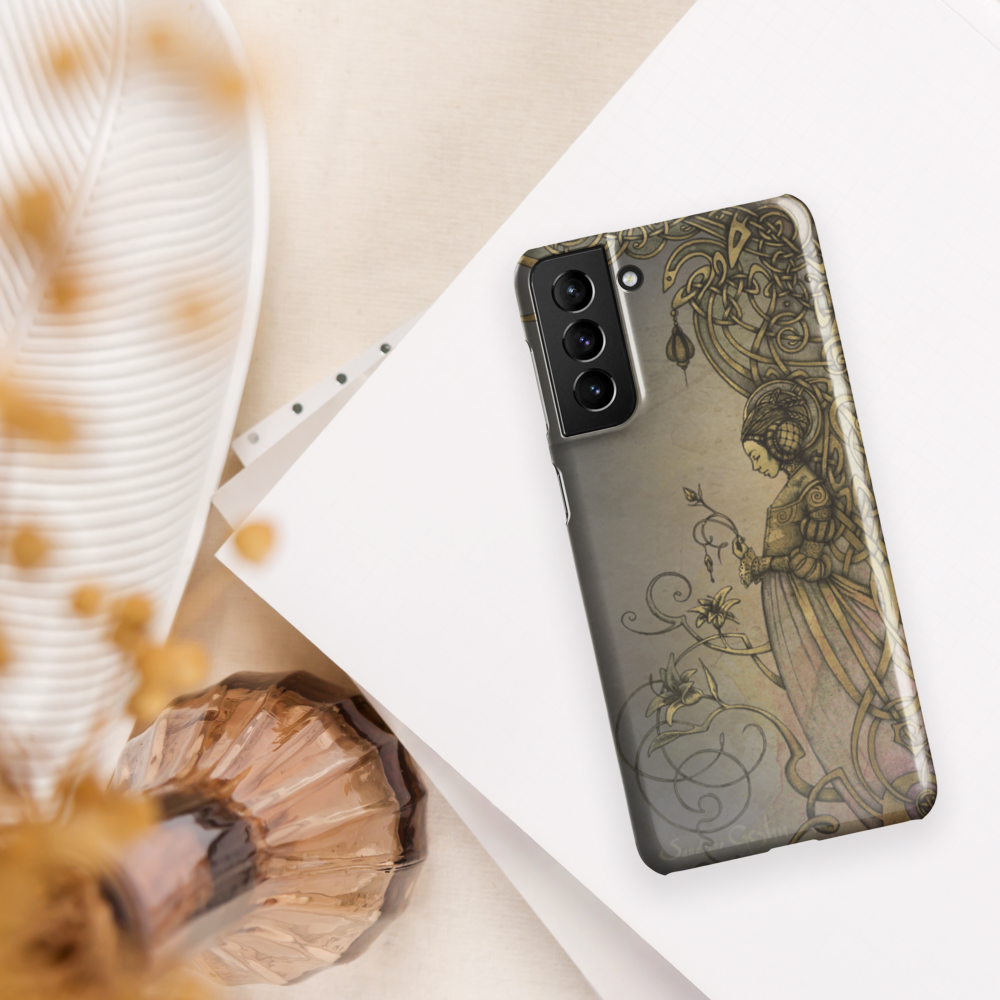 Coque Samsung® fine FRISE Dame médiévale