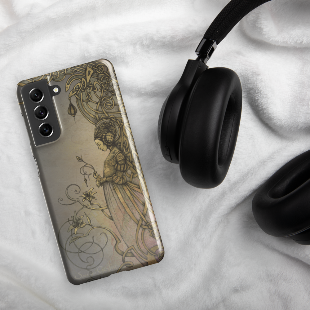 Coque Samsung® fine FRISE Dame médiévale