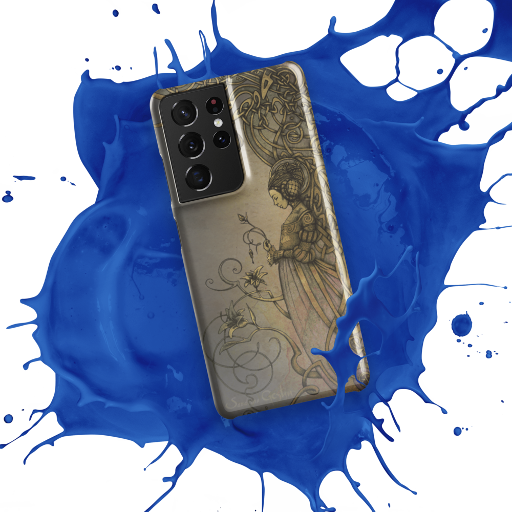 Coque Samsung® fine FRISE Dame médiévale