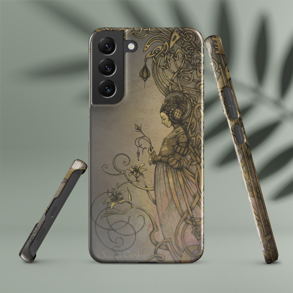 Coque Samsung® fine FRISE Dame médiévale