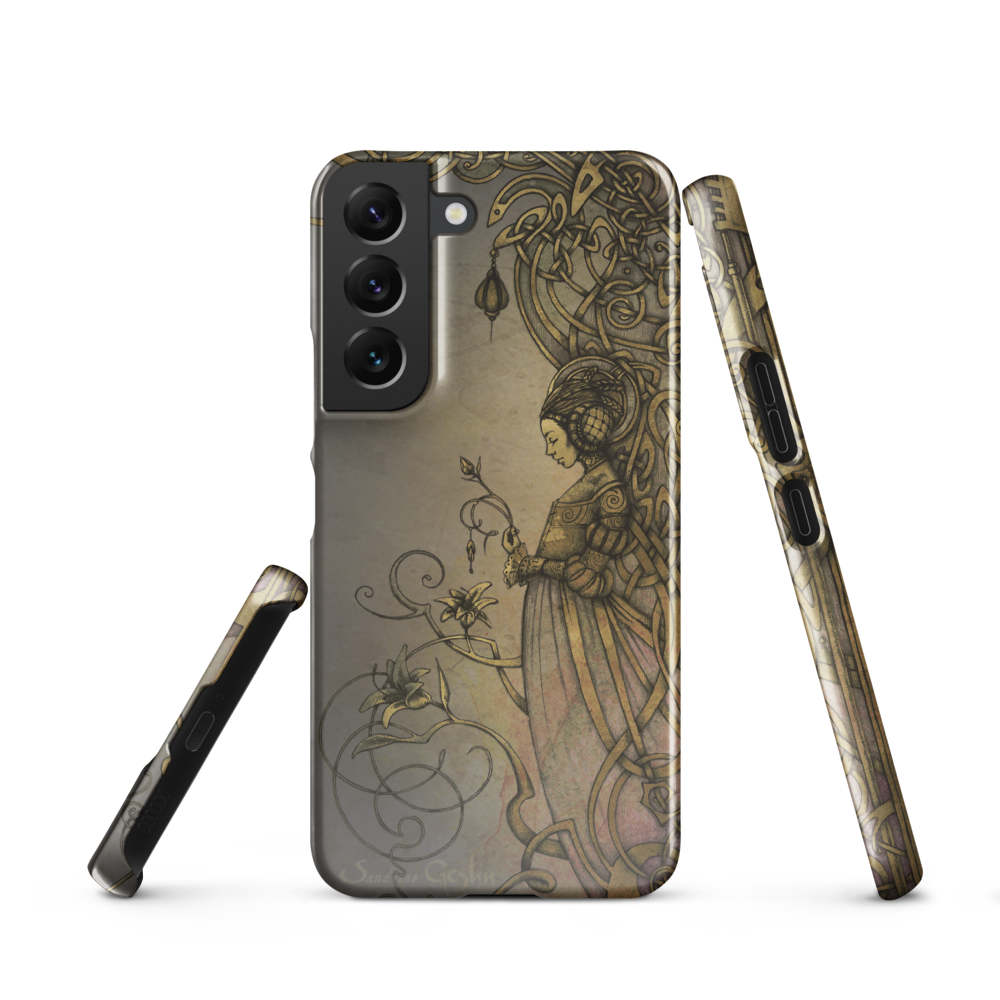Coque Samsung® fine FRISE Dame médiévale