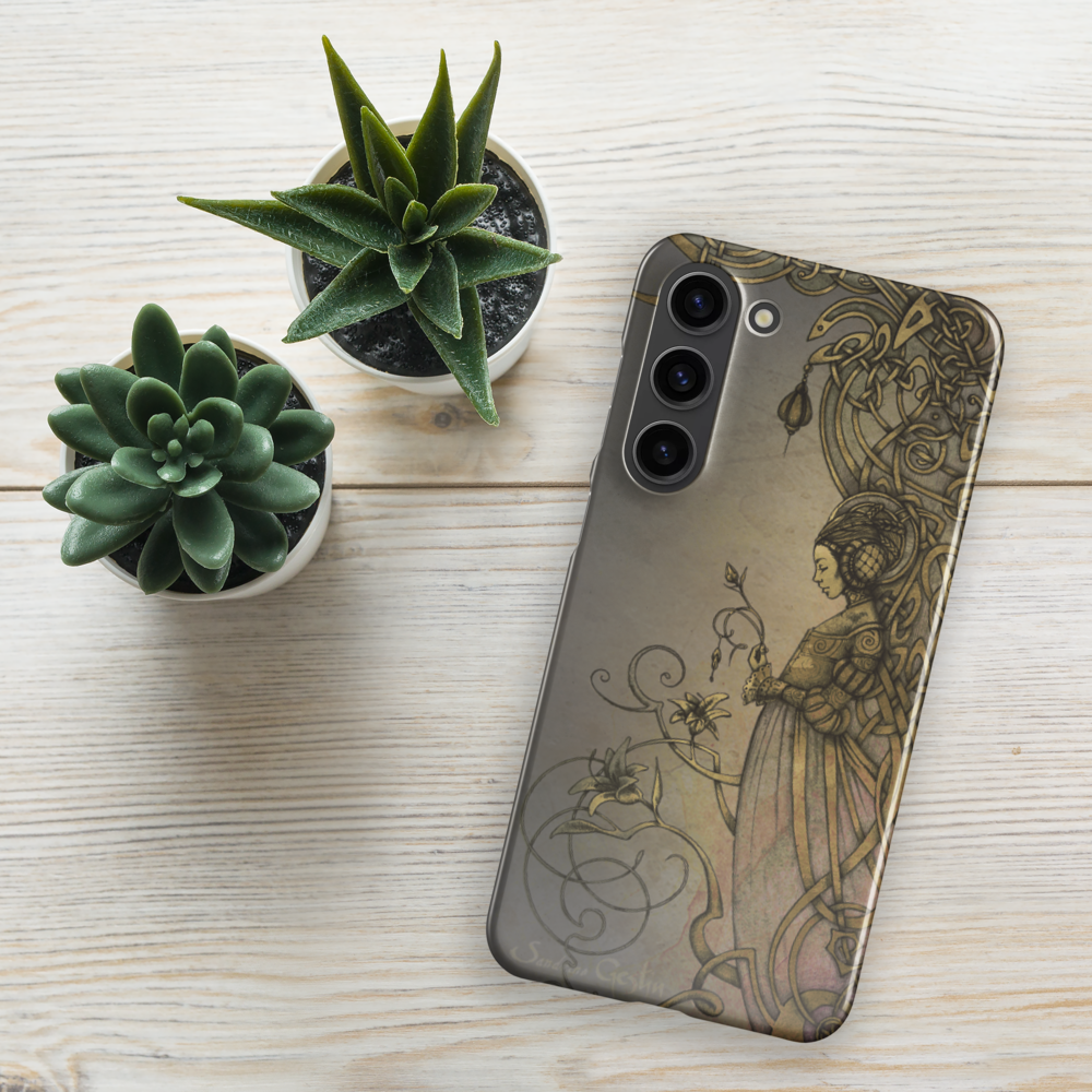 Coque Samsung® fine FRISE Dame médiévale