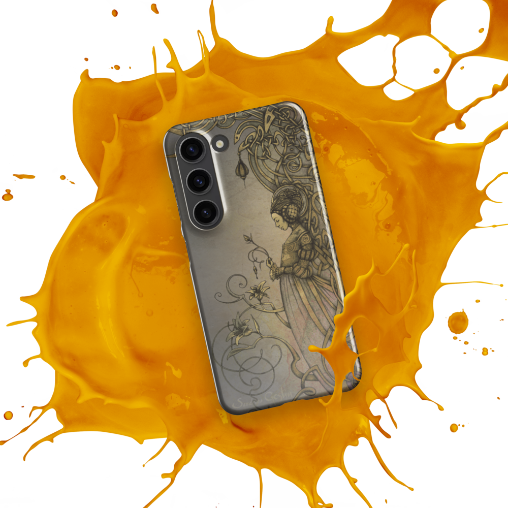 Coque Samsung® fine FRISE Dame médiévale