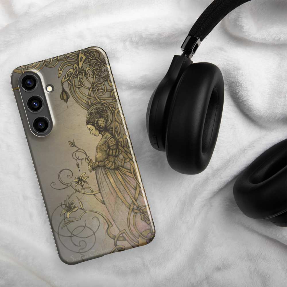 Coque Samsung® fine FRISE Dame médiévale