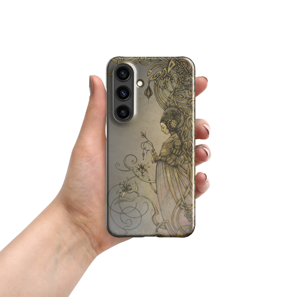 Coque Samsung® fine FRISE Dame médiévale
