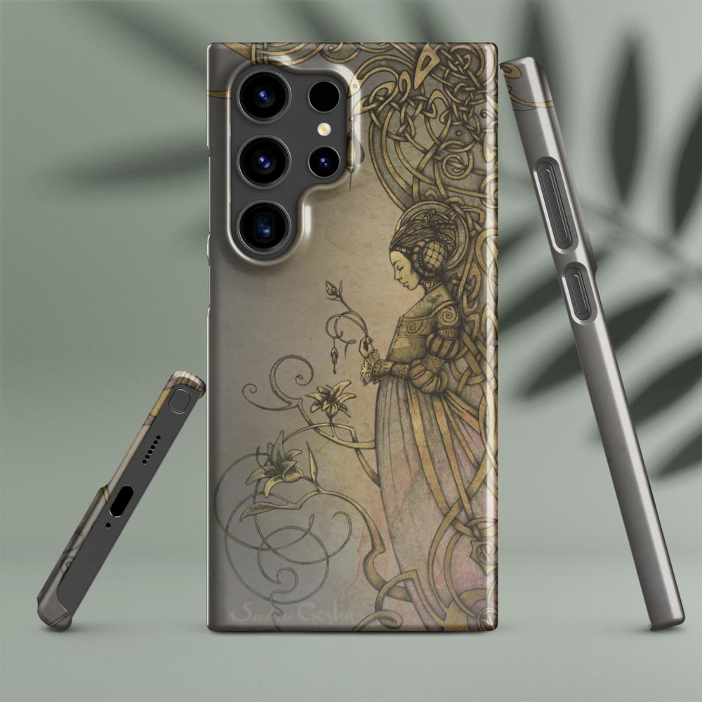 Coque Samsung® fine FRISE Dame médiévale