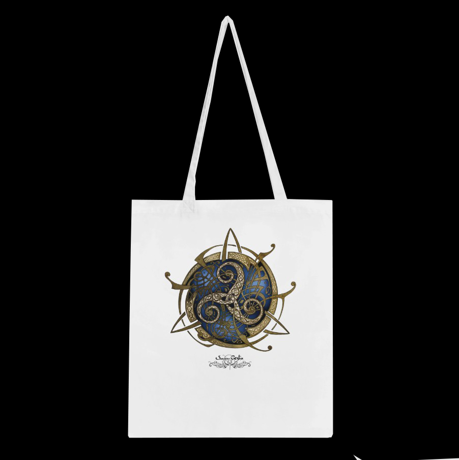 Tote bag TRISKEL bleu