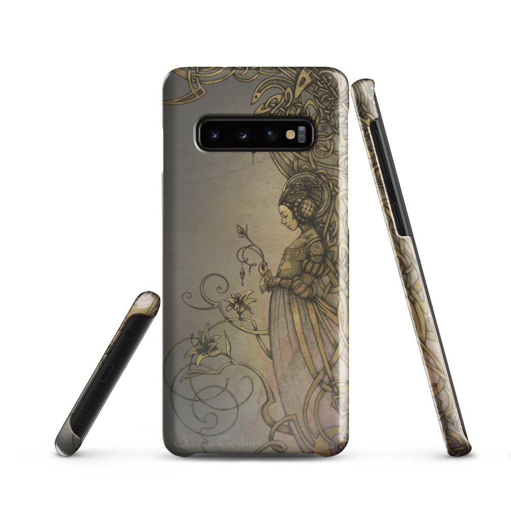 Coque Samsung® fine FRISE Dame médiévale