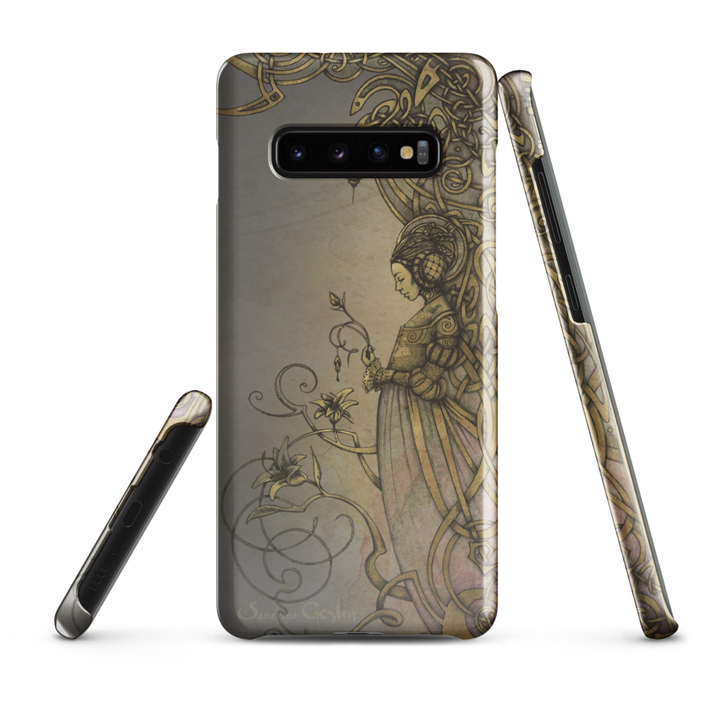 Coque Samsung® fine FRISE Dame médiévale