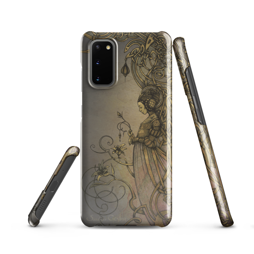 Coque Samsung® fine FRISE Dame médiévale