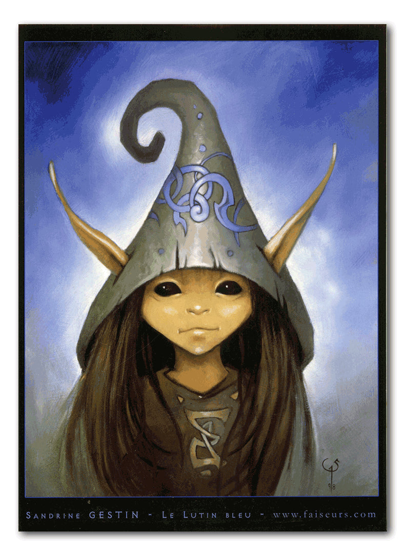 le Lutin Bleu - Tirage d'art A4