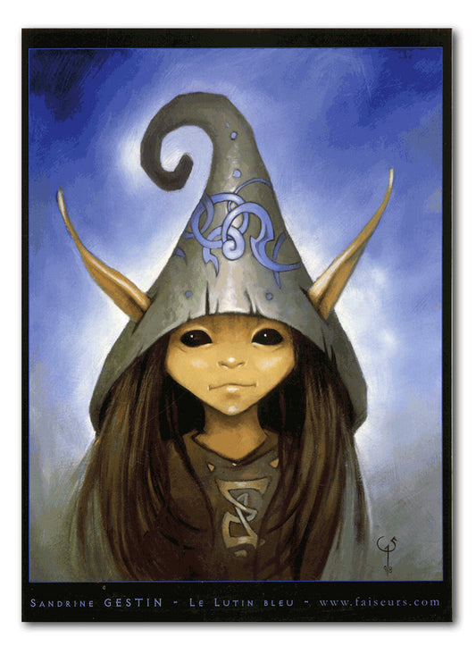 le Lutin Bleu - Tirage d'art A4
