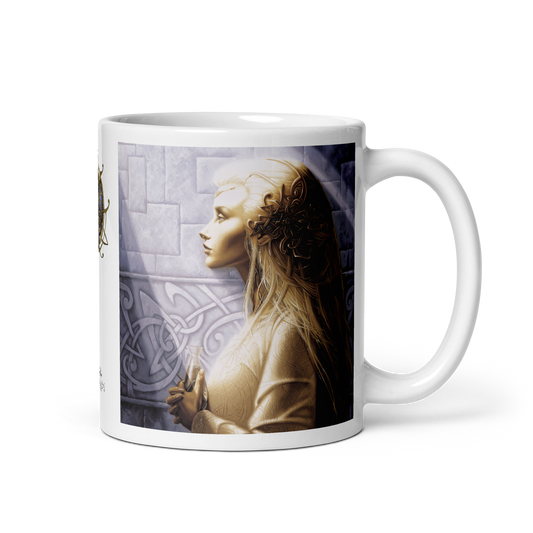 Mug GALADRIEL v1 (Blanc Brillant)